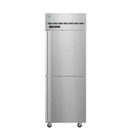 Stainless steel commercial refrigerator on wheels from Hoshizaki Steelheart Series