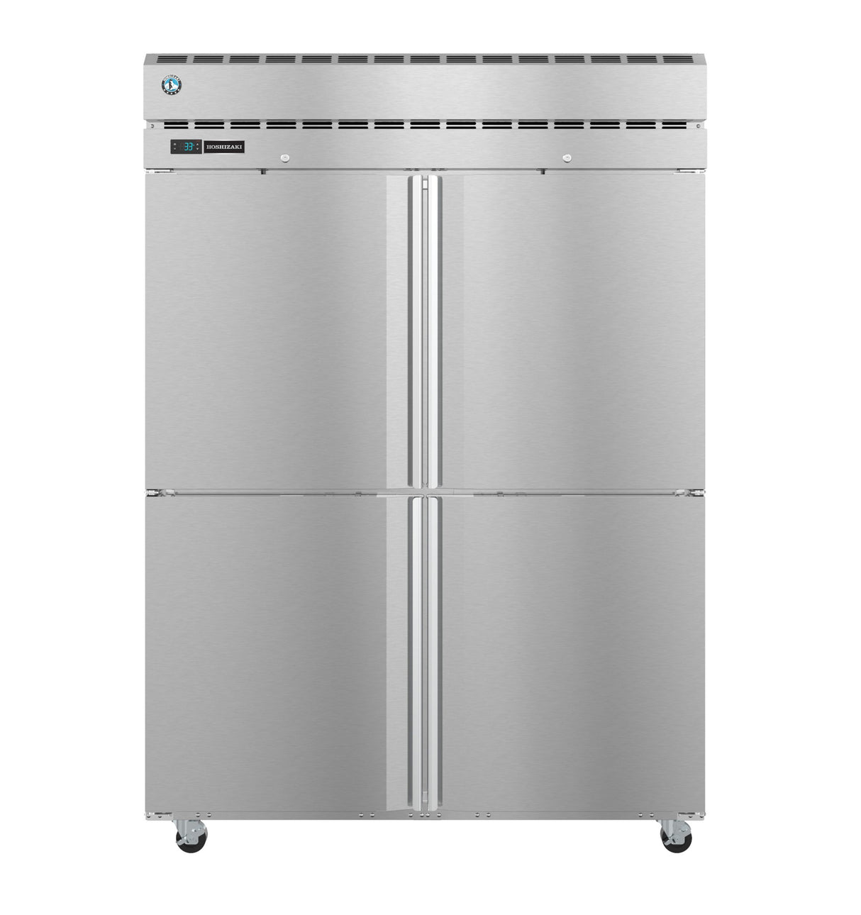 Stainless steel commercial refrigerator Hoshizaki Steelheart Series with four doors