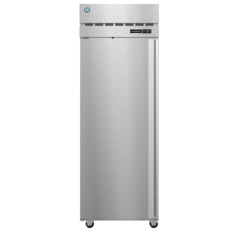 Stainless steel commercial upright Steelheart Series Refrigerator on wheels for easy mobility