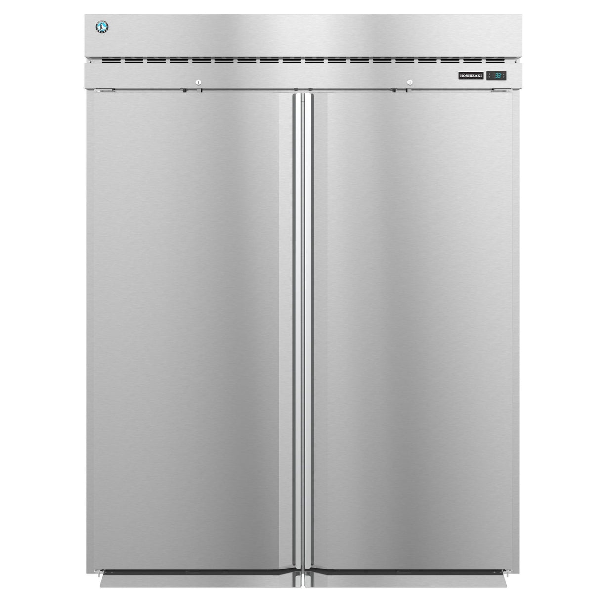 Stainless steel side-by-side Hoshizaki Steelheart Series Refrigerator with two doors