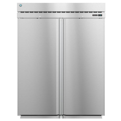 Stainless steel side-by-side Hoshizaki Steelheart Series Refrigerator with two doors