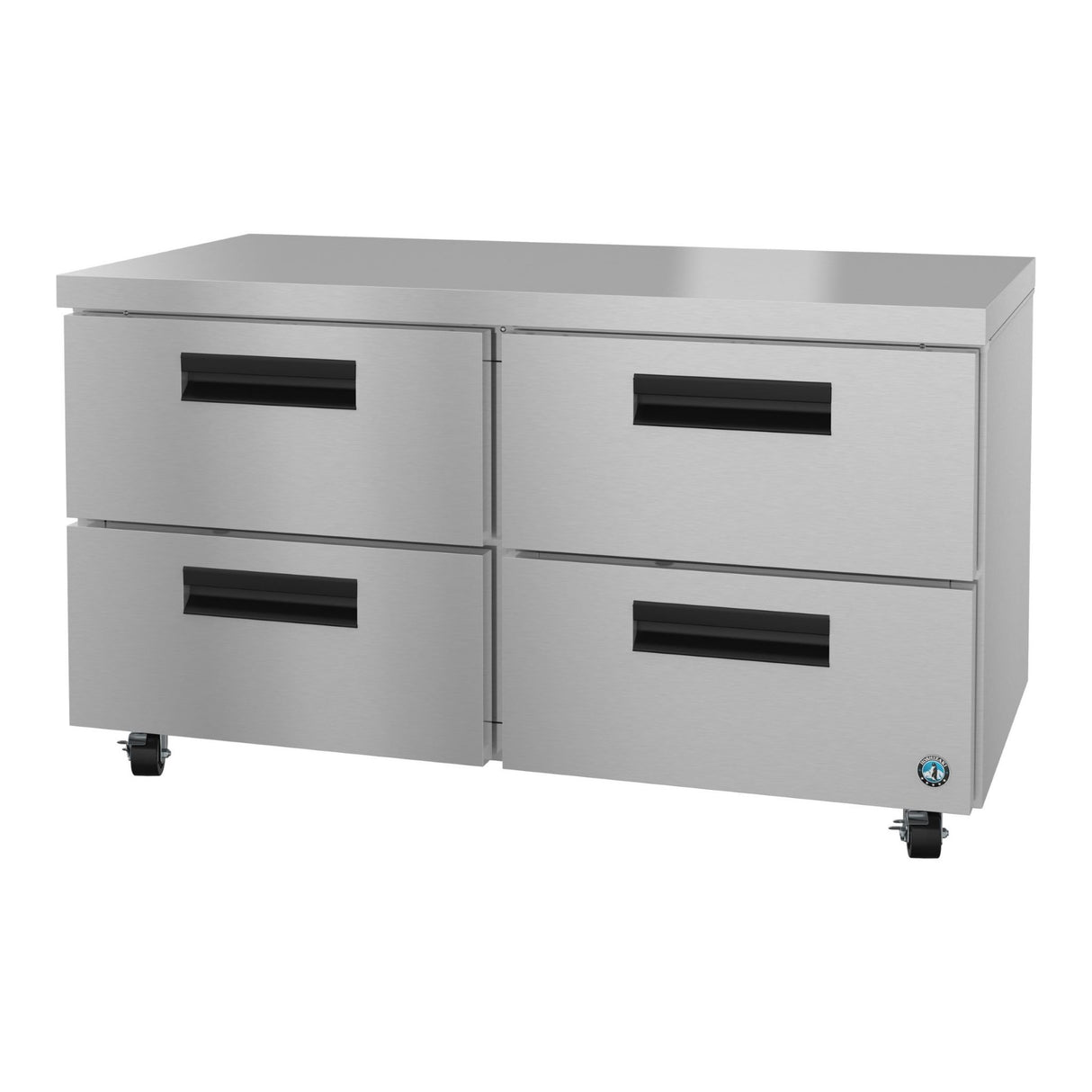 Stainless steel Hoshizaki Steelheart Series Undercounter Refrigerator with four drawers