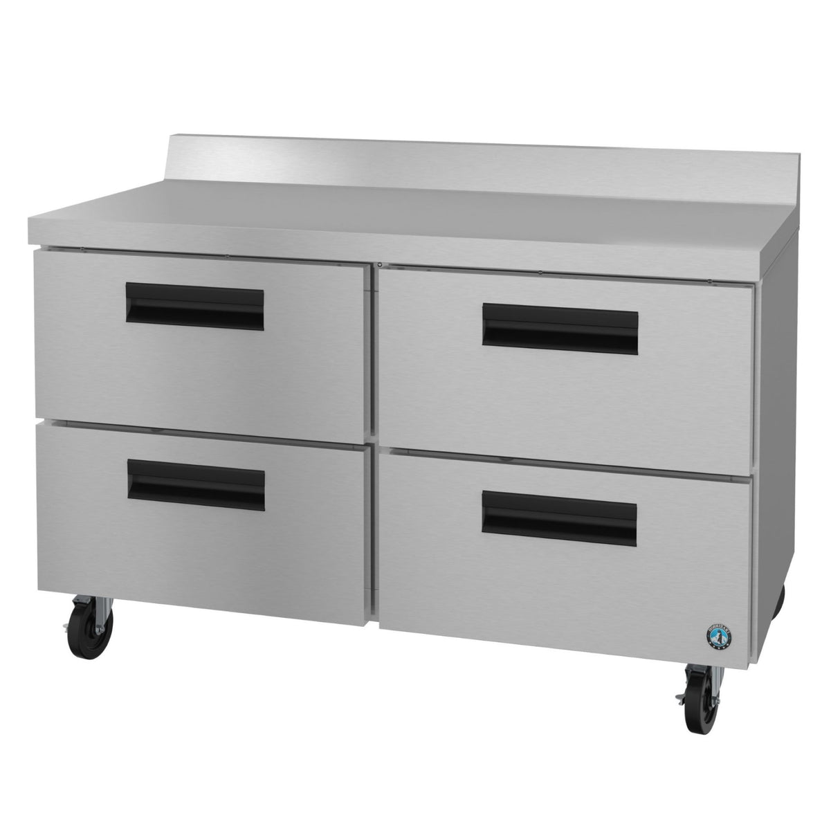 Stainless steel commercial worktable with drawers and casters for Steelheart Series Worktop