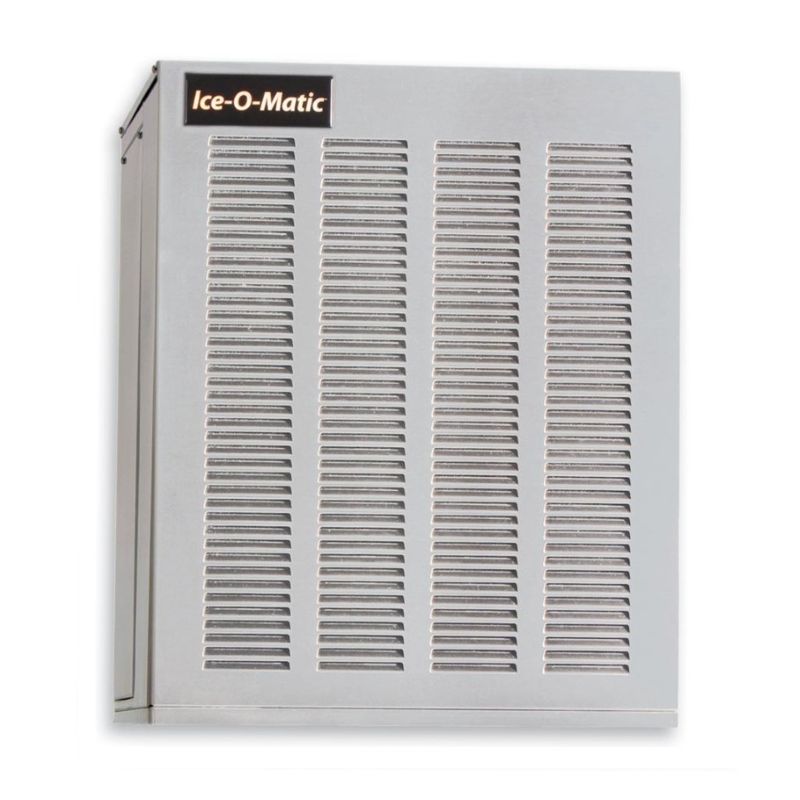 Ice-O-Matic MFI0500A ice maker featuring vertical ventilation panels for efficient cooling