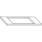 Simple rectangular frame with beveled edges for Scotsman KBT27 Bin and Nugget Makers