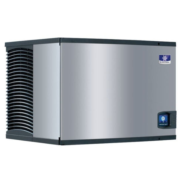 Stainless steel Manitowoc IDF0500N Series Ice Maker with horizontal vents on the side