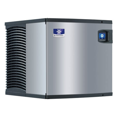 Stainless steel Manitowoc IYT0420A Series Ice Maker with black side vents