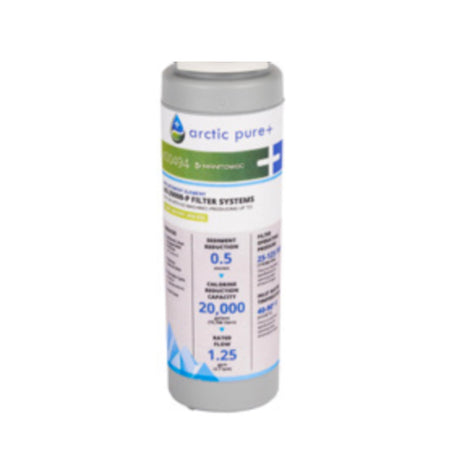Arctic Pure water filter cartridge with gray cap for Manitowoc K00494 replacement water filter