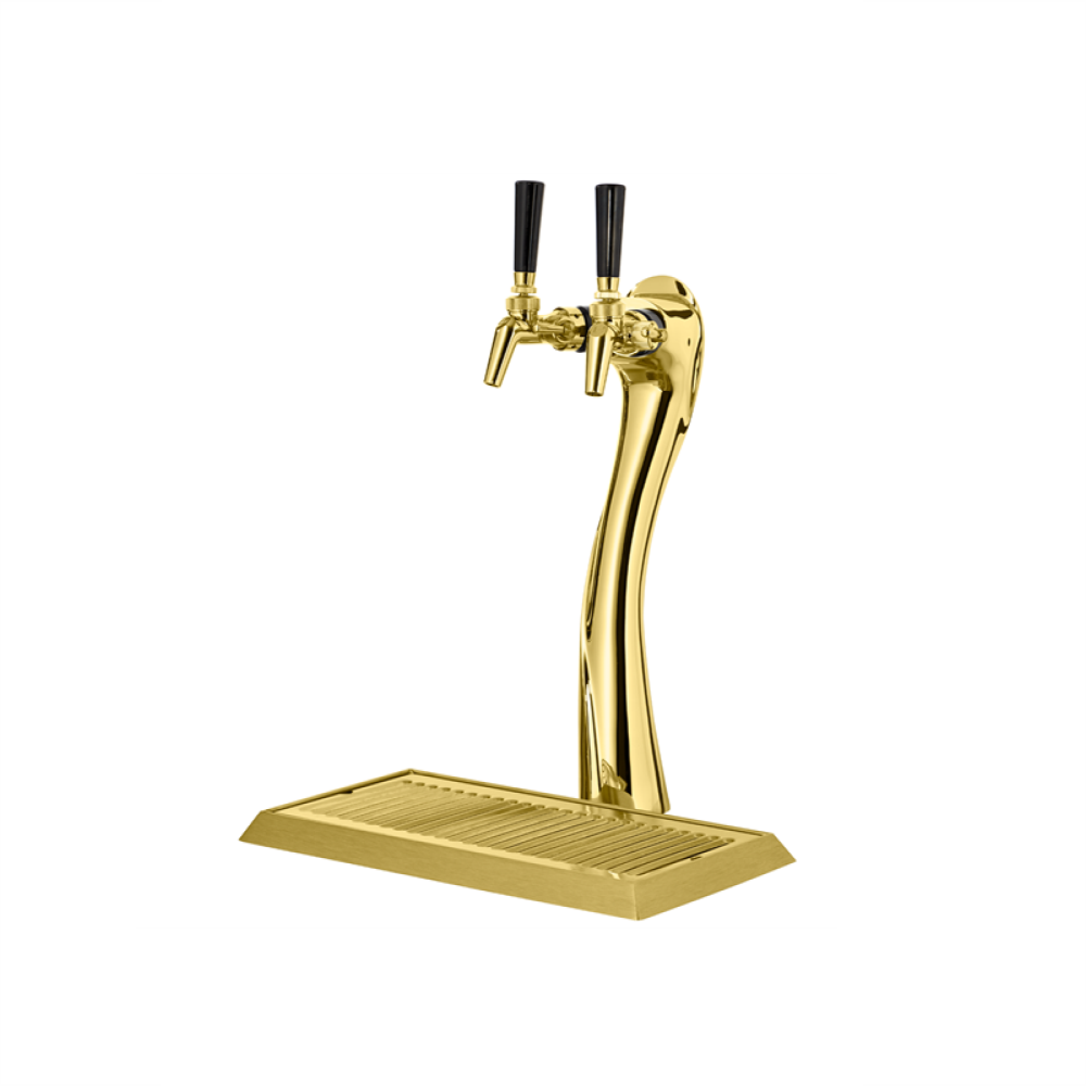 Perlick 3890GD-2B Lucky Draft Beer Tower Air-cooled Accommodates (2) Faucets