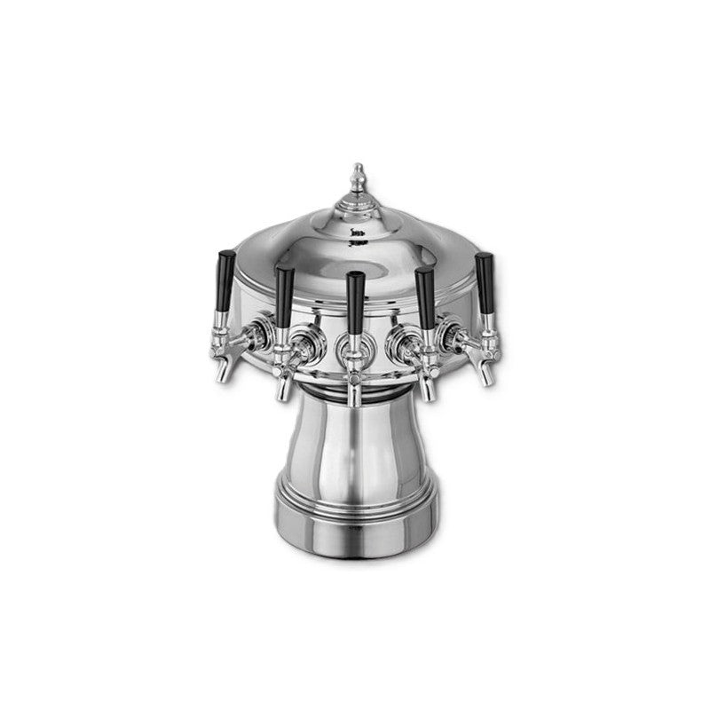 Perlick 4005-6B Gambrinus Draft Beer Tower Countertop 12-3/4" Diameter X 19-3/8"H