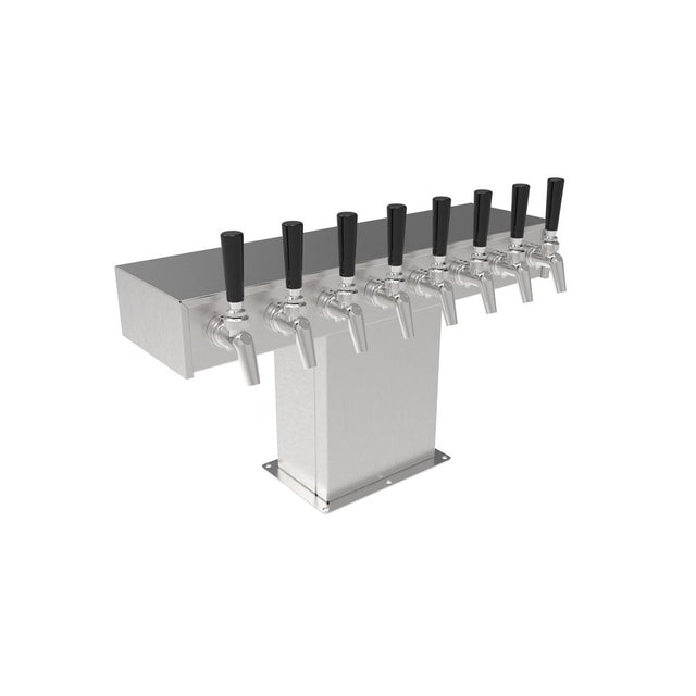 Perlick 4006S8BPC4 Wide Base Tee Draft Beer Tower Countertop Extra High