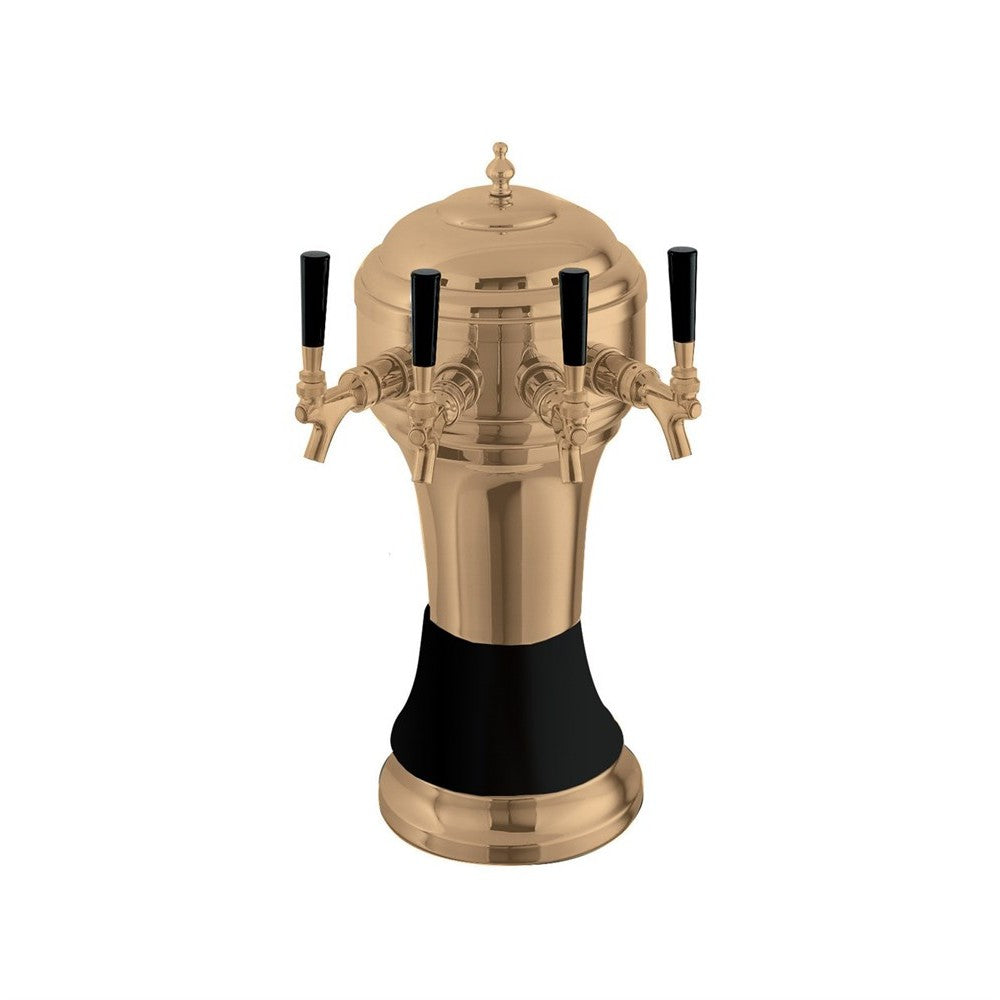 Perlick 4056BK5B Roma Draft Beer Tower Countertop 8-1/8" Diameter X 20-1/2"H