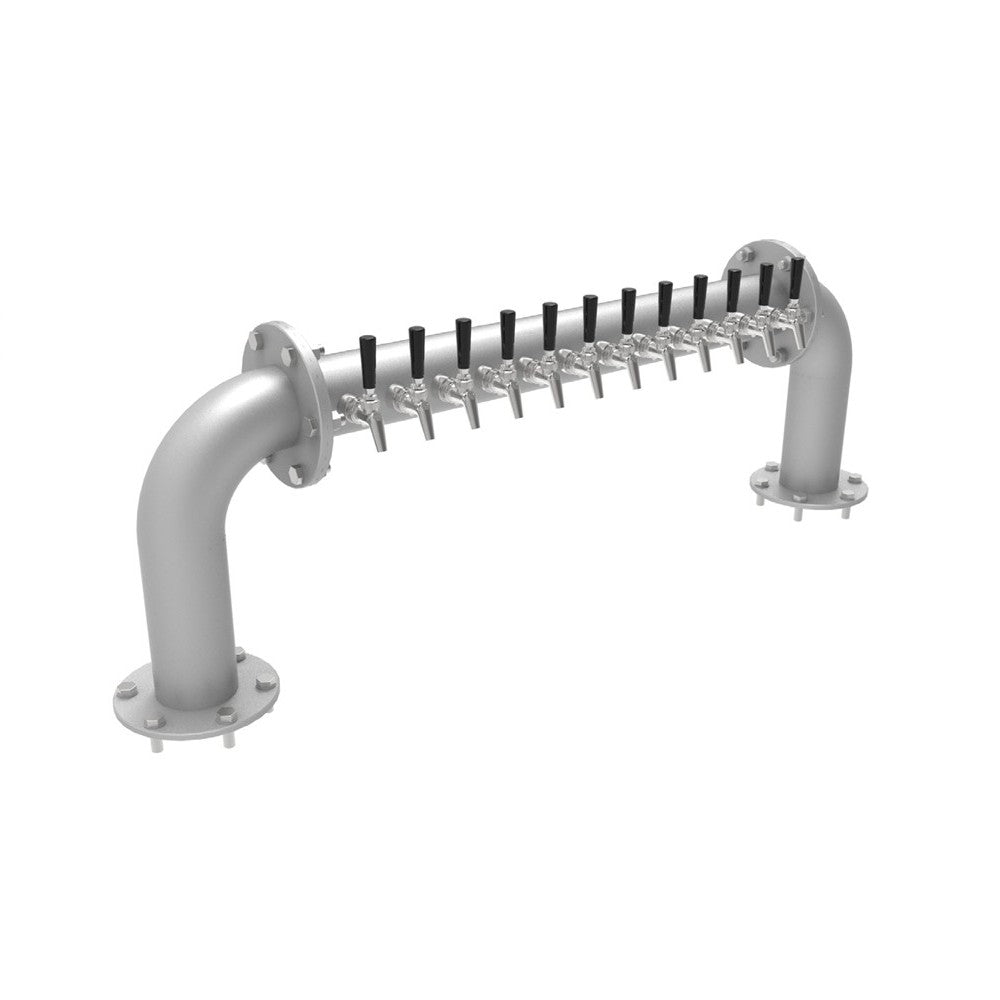 Perlick 4064-10R Pass-Thru Brew Pipe Draft Beer Tower Countertop Beer Leads Right