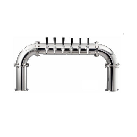 Perlick 4066-8L Pass-Thru Brew Pipe Draft Beer Tower Countertop 44-1/8"W X 17-1/2"H