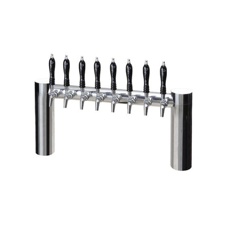 Perlick 4072-10PO-SS Avenue H-Pipe Draft Beer Tower Countertop 36-7/8"W X 15-5/8"H