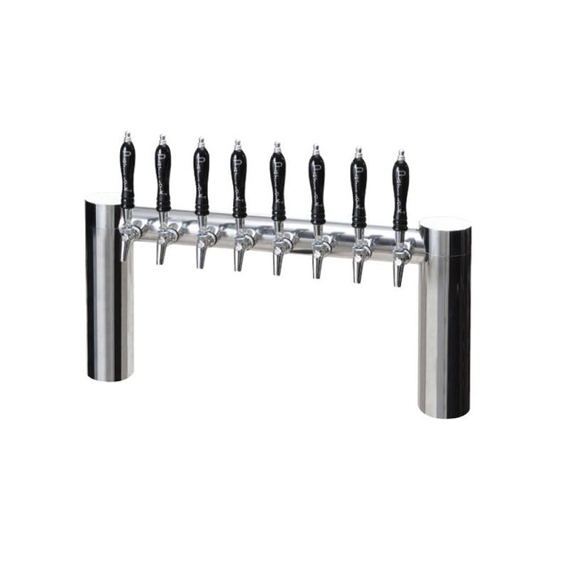 Perlick 4072-12PO-SS Avenue H-Pipe Draft Beer Tower Countertop 42-7/8"W X 15-5/8"H