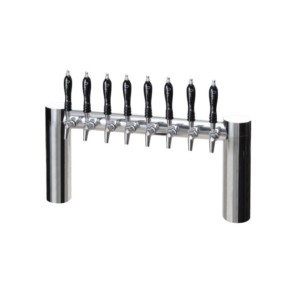 Perlick 4072-14PO-SS Avenue H-Pipe Draft Beer Tower Countertop 48-7/8"W X 15-5/8"H