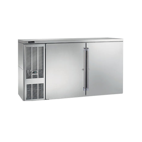 Perlick BBS60-SS-L-STK (QuickShip) Refrigerated Back Bar Cabinet Two-section 60"W