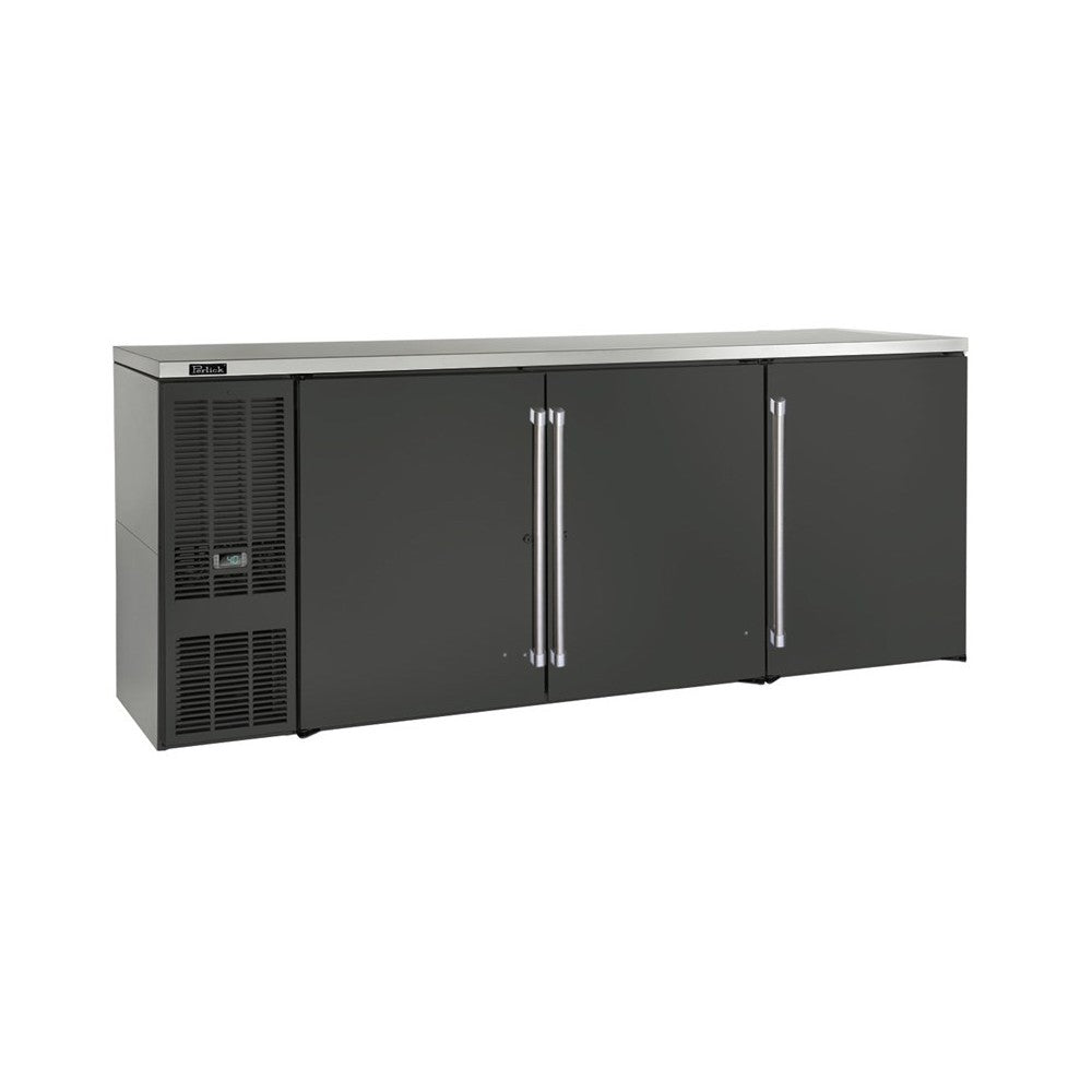 Perlick BBS84-BS-L-STK (QuickShip) Refrigerated Back Bar Cabinet Three-section