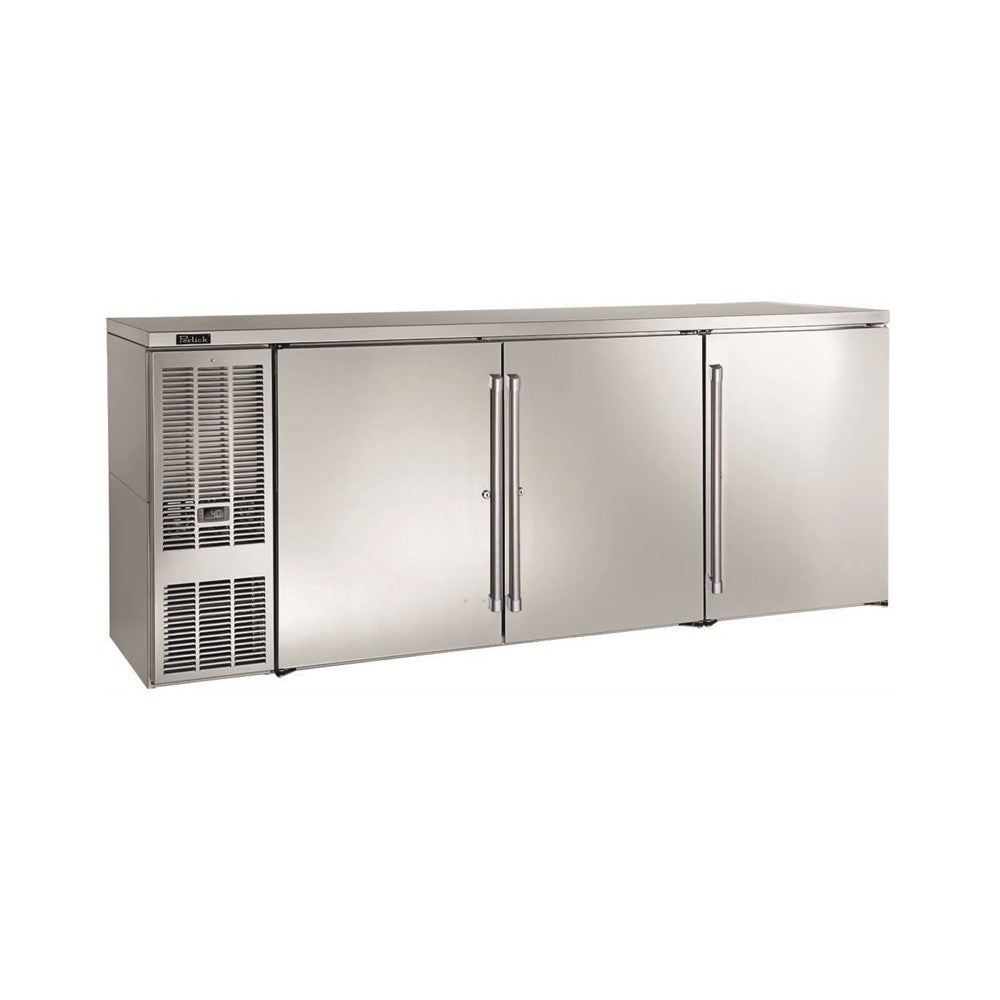 Perlick BBS84-SS-L-STK (QuickShip) Refrigerated Back Bar Cabinet Three-section