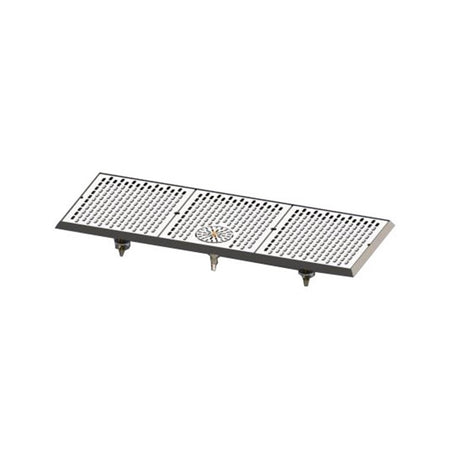 Perlick C18750-63-GRC C18000 Series Drip Tray With Rinser For Brewpipe Towers Surface Mount