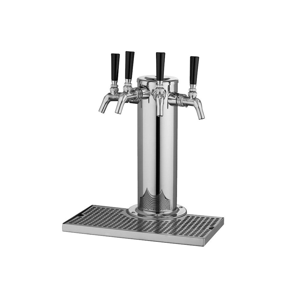 Perlick DA4-4BTF Draft Arm 4" O.D. Accommodates (4) Faucets (faucets Sold Separately)