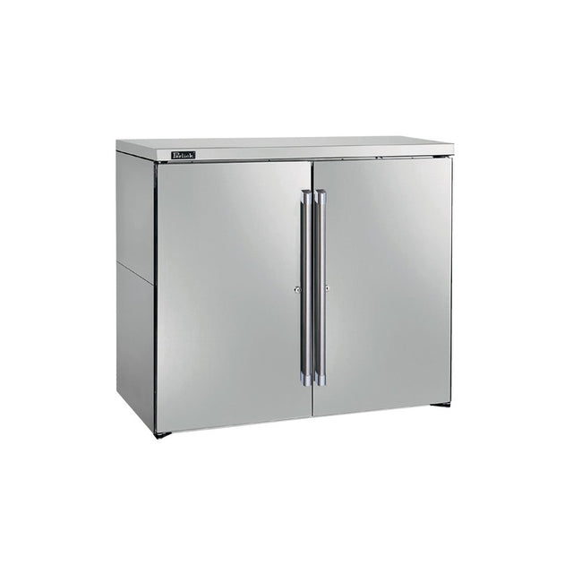 Perlick DBN40 Narrow Door Back Bar Dry Storage Cabinet Two-section 40"W