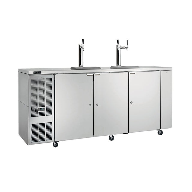 Perlick DDC68 Concessionaire Draft Beer Dispenser Self-contained Direct Draw 68"W X 24-3/4"D X 34-9/16"H