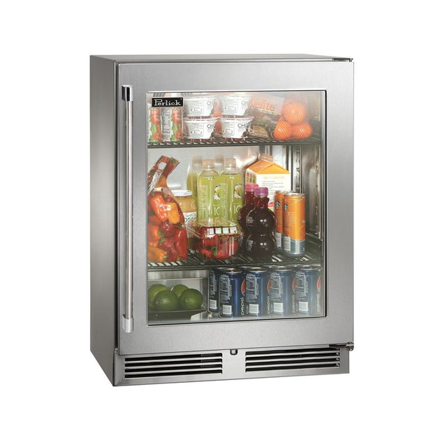 Perlick HB24RS-SG-STK (QuickShip) ADA Series Refrigerator Undercounter 23-7/8"W X 24"D