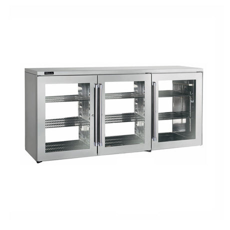Perlick PTR72 Pass-Thru Refrigerated Back Bar Cabinet Three-section 72"W