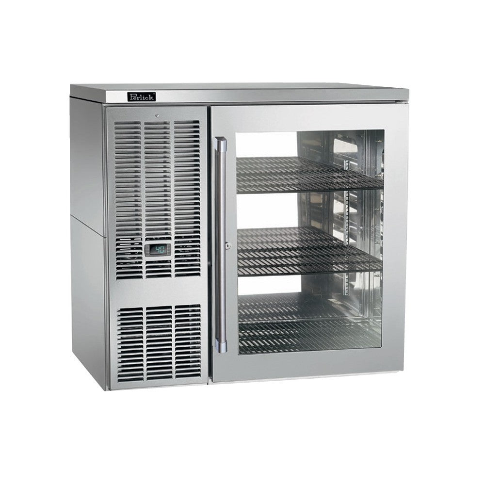 Perlick PTS36 Pass-Thru Refrigerated Back Bar Cabinet One-section 36"W