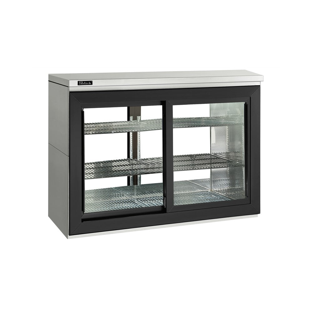 Perlick SDPR48 Pass-Thru Sliding Door Refrigerated Back Bar Cabinet Two-section