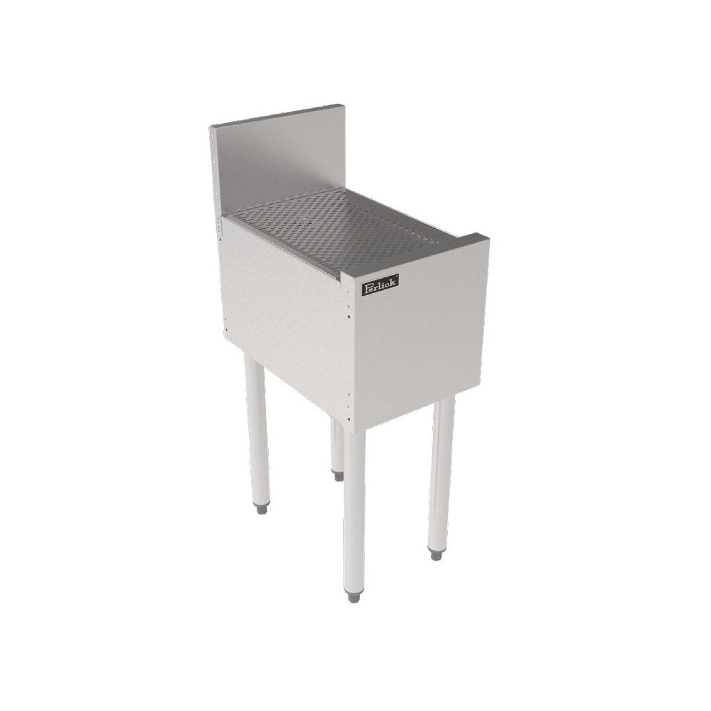 Perlick TS12DB TS Series Underbar Drainboard 12"W X 18-9/16"D Pitched Drainboard Top