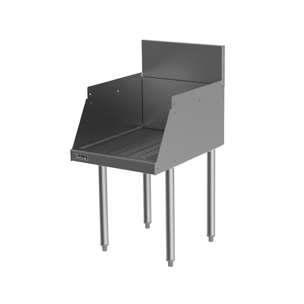 Perlick TS12DD TS Series Underbar Drop-Down Drainboard 12"W X 24"D Embossed Top