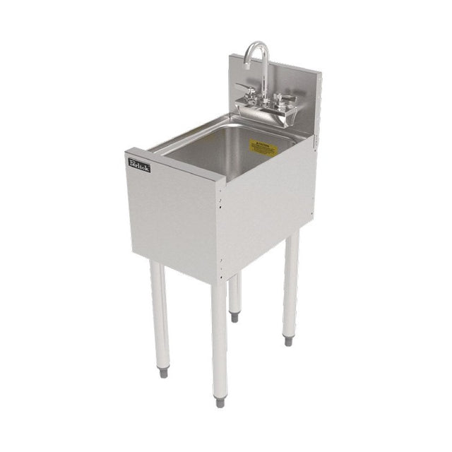 Perlick TS12DS-STK (Quick Ship) TS Series Underbar Dump Sink Unit 12"W X 18-9/16"D