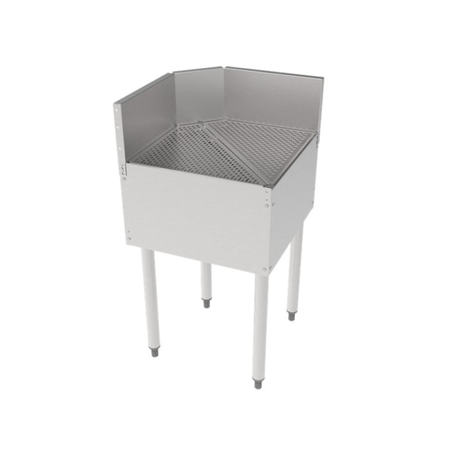Perlick TS90TC TS Series Underbar Inside Corner Drainboard Pitched Drainboard Top