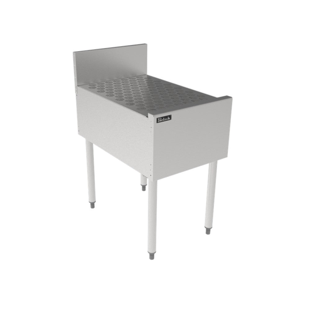 Perlick TSCE18DB TSCE Series Underbar Drainboard 18"W X 27-5/8"D Pitched Drainboard Top