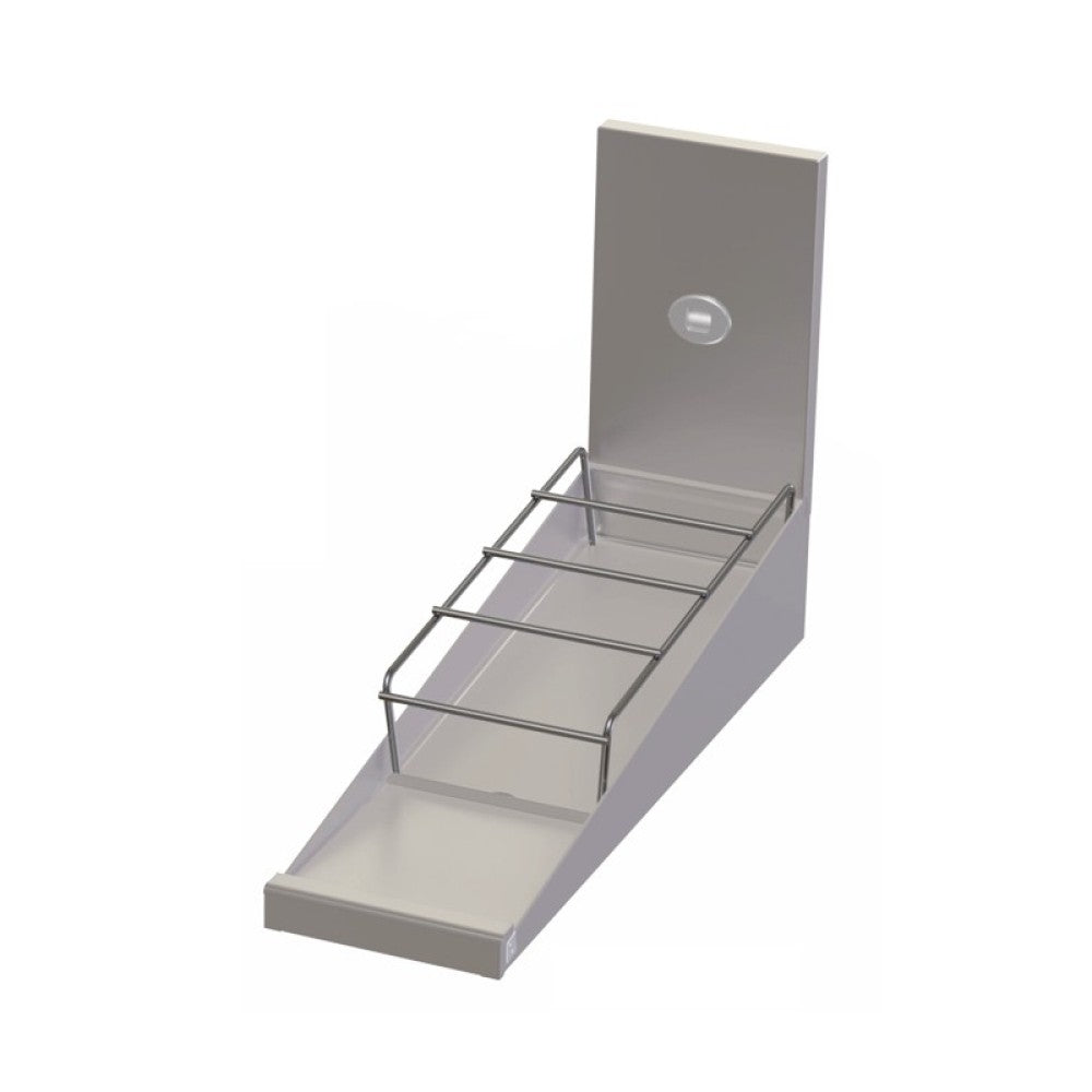 Perlick TSCE8SSR-BP Tobin Ellis Signature Slanted Liquor Rack With Integrated Blender Platform