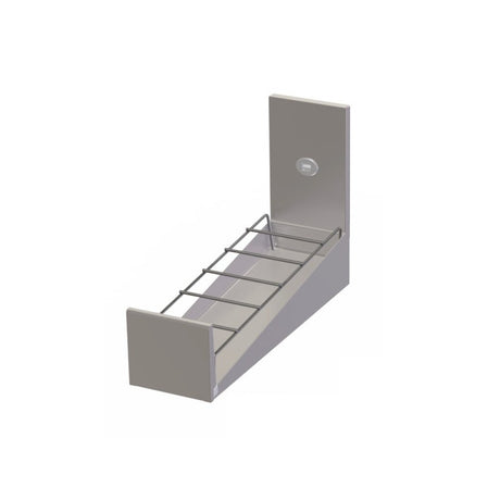 Perlick TSCE8SSR Tobin Ellis Signature Slanted Liquor Rack 8"W Holds (12) 3-3/4" Dia. Bottles