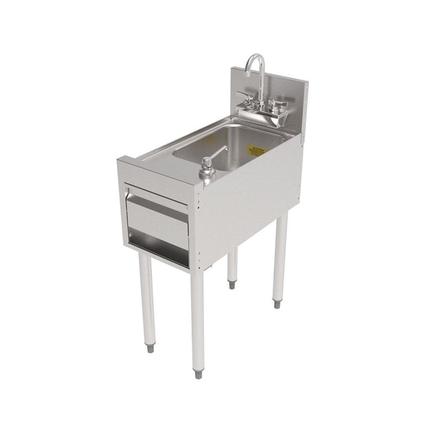 Perlick TSF12HS-STK (Quick Ship) TSF Series Underbar Hand Sink Unit 12"W X 24"D