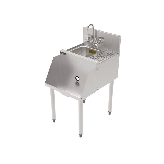Perlick TSF18BS-RS TSF Series Underbar Blender Station With 18 Gauge Stainless Steel Dump Sink