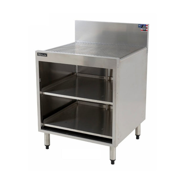 Perlick TSF24SC-GR Underbar Storage Cabinet 24"W X 24"D 4" Or 6"H Backsplash With 1" Return At Top