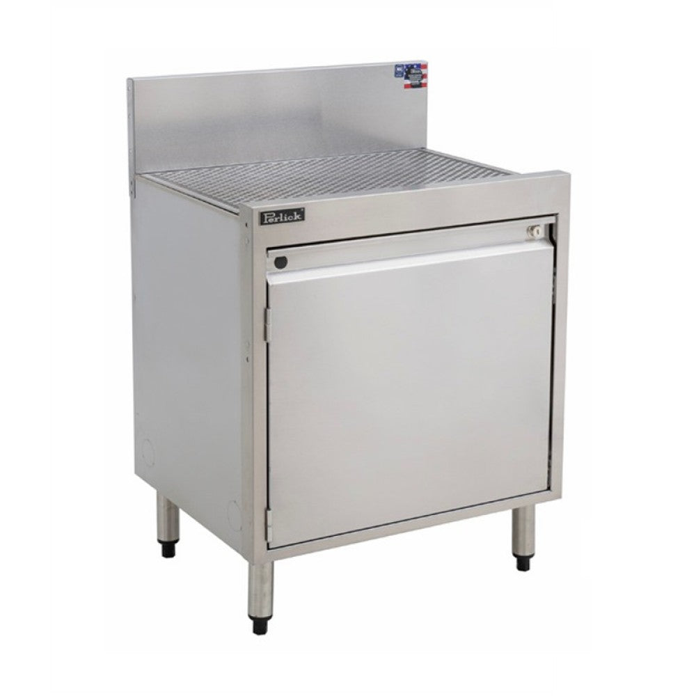 Perlick TSF24SC Underbar Storage Cabinet 24"W X 24"D 4" Or 6"H Backsplash With 1" Return At Top