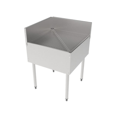Perlick TSF90D-I TSF Series Underbar Inside Corner Drainboard 24"W X 24"D Pitched Drainboard Top