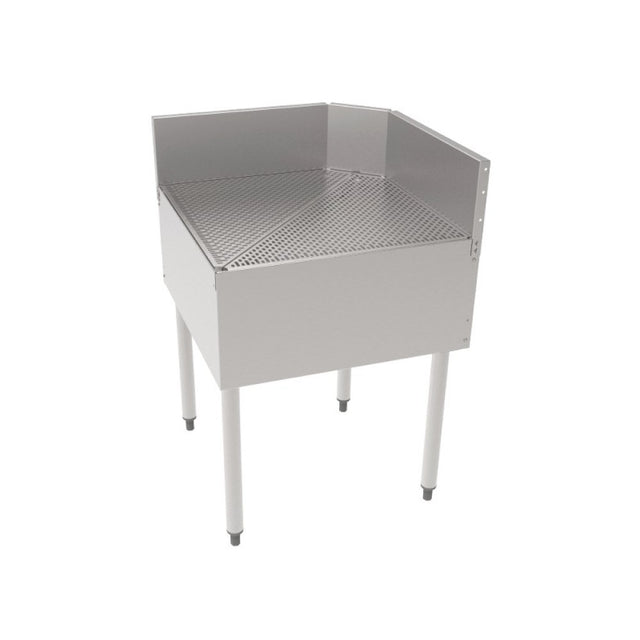 Perlick TSF90TC TSF Series Underbar Inside Corner Drainboard 24"W X 24"D Pitched Drainboard Top