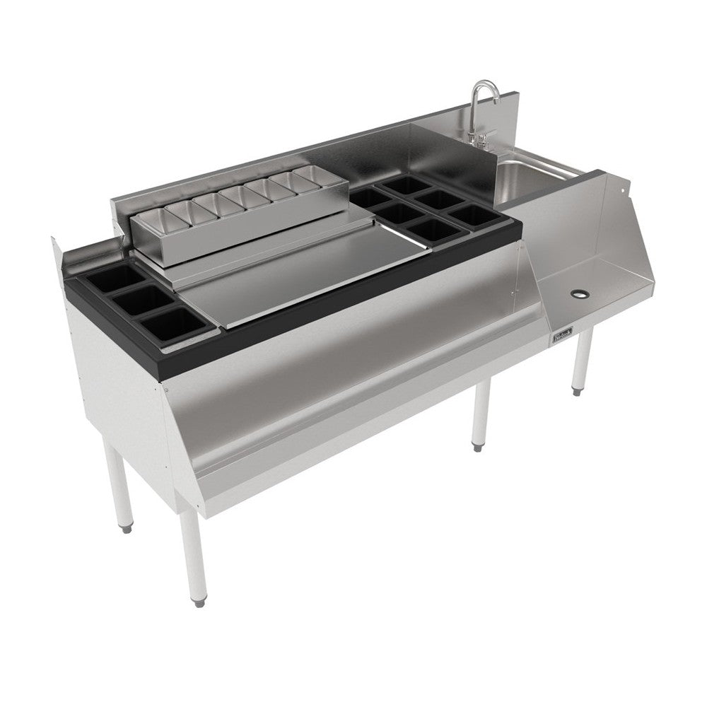 Perlick UCS60A-LF Underbar Ice Bin/Cocktail Station Blender Station 60"W X 24"D