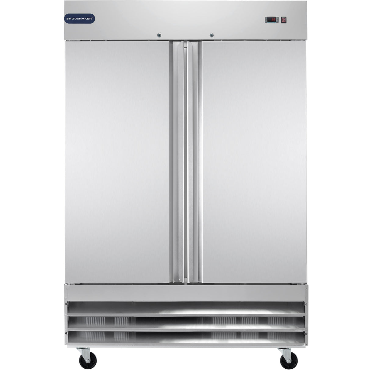 Showmaker S-2DR Reach-In Refrigerator 2 Swing Solid Door 54"W X 32.2"D X 82.5"H