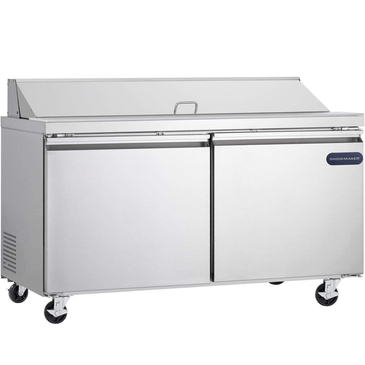 Showmaker S-SP60 Refrigerated Sandwich/Salad Prep Table 2 Solid Swing Doors 60.2"W X 29.5"D X 41.5"H