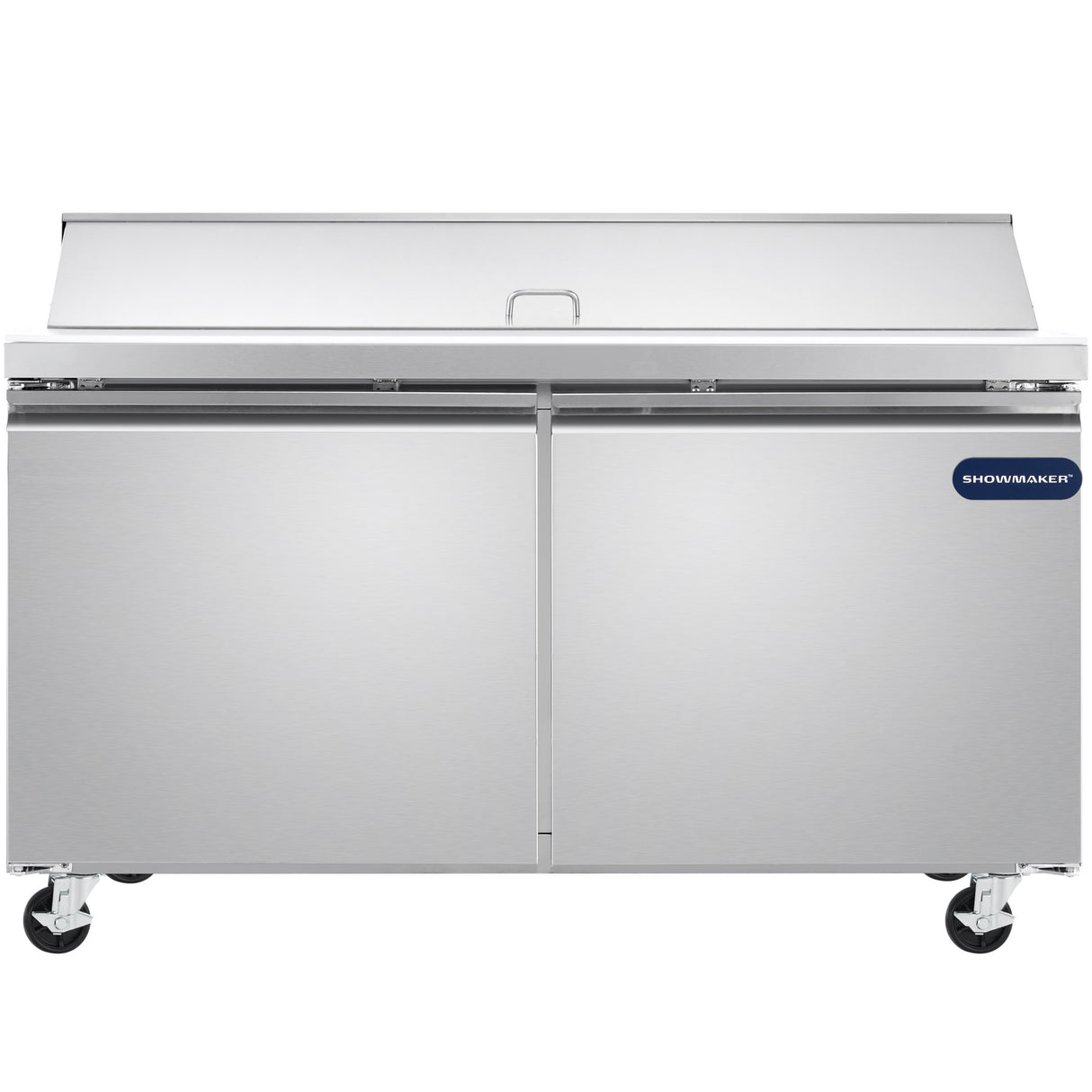 Showmaker S-SP60 Refrigerated Sandwich/Salad Prep Table 2 Solid Swing Doors 60.2"W X 29.5"D X 41.5"H