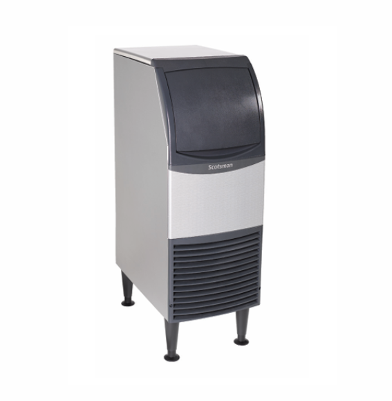 Commercial Scotsman UN0815A-1 Undercounter Ice Maker with curved front and ventilation grilles